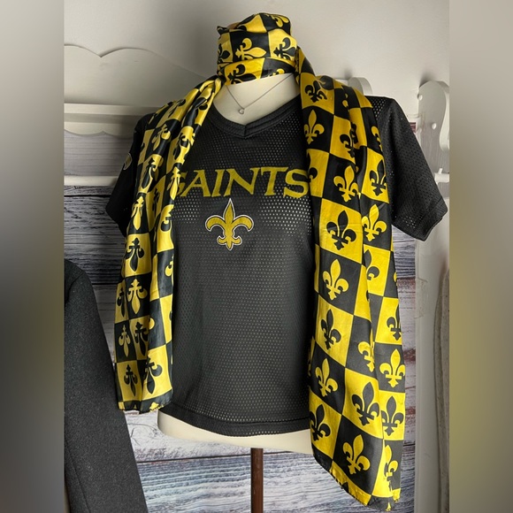 Saints NFL Pro Football Game Day Women’s Spirit scarf - Picture 2 of 9